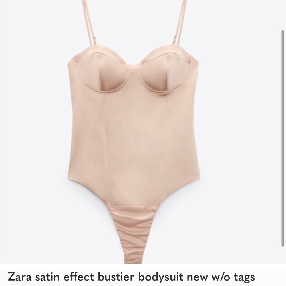 Beautiful satin bodysuit. Size small new without tag
